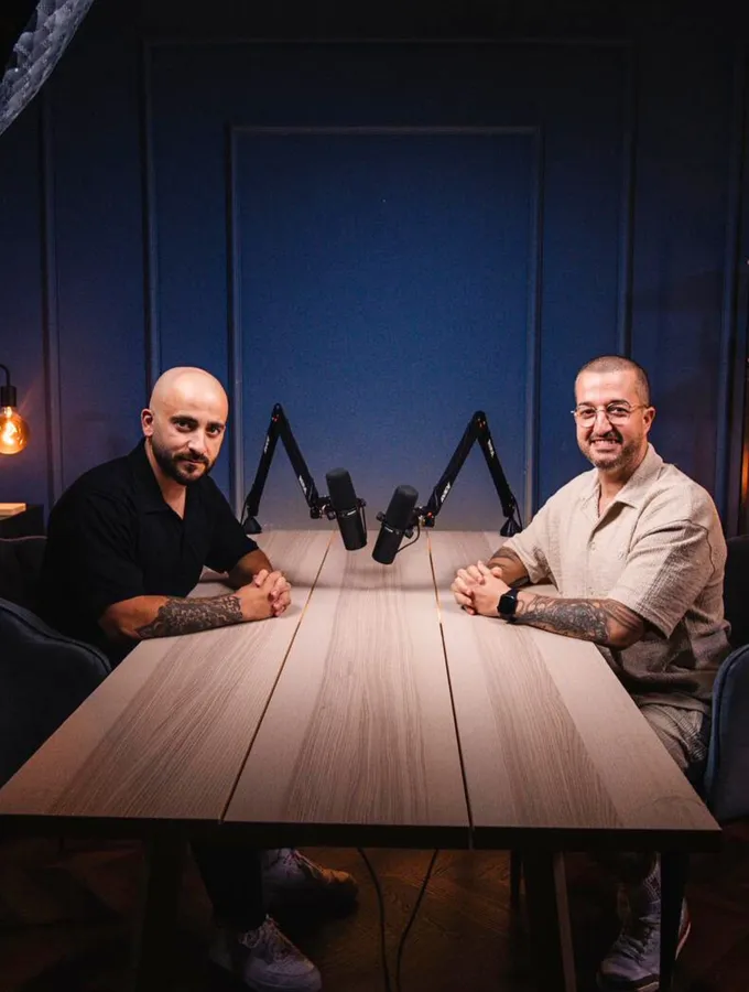 Case Study Visual für Podcasts und Gespräche